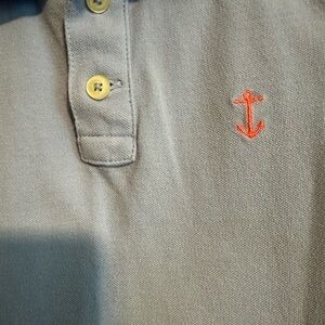 Light Blue Crew Cuts 4/5 shirt with a cute little anchor